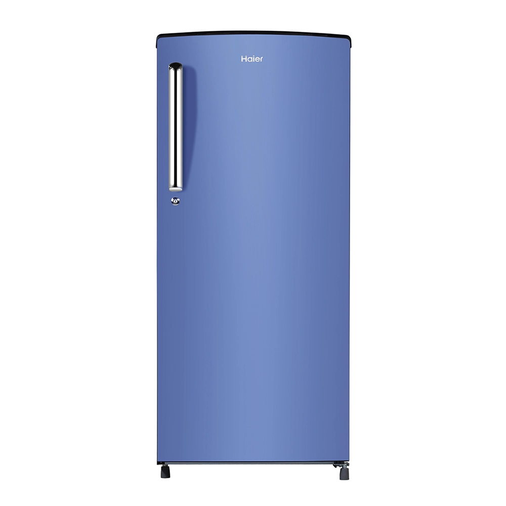 Haier 185L 2 Star Premium Radish Blue Finish Direct Cool Single Door Refrigerator